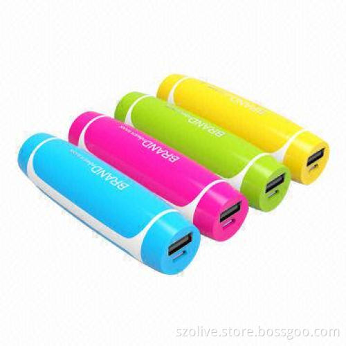 Hot selling 2600mAh power bank, print logo